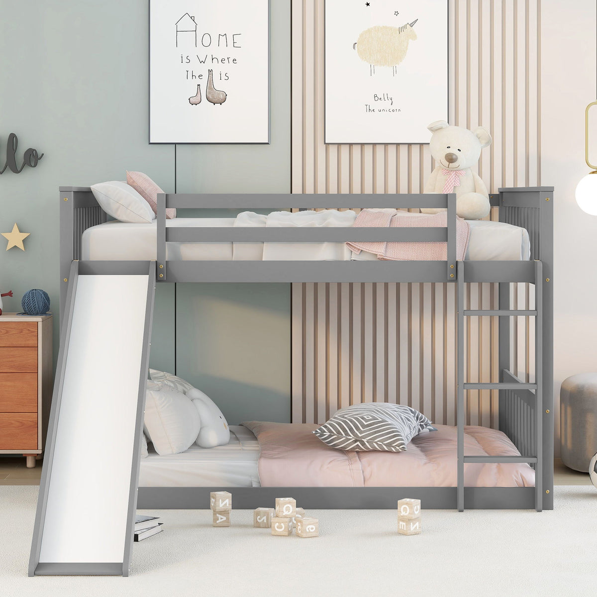Bunk Bed With Slide And Ladder, photo 3 of 12