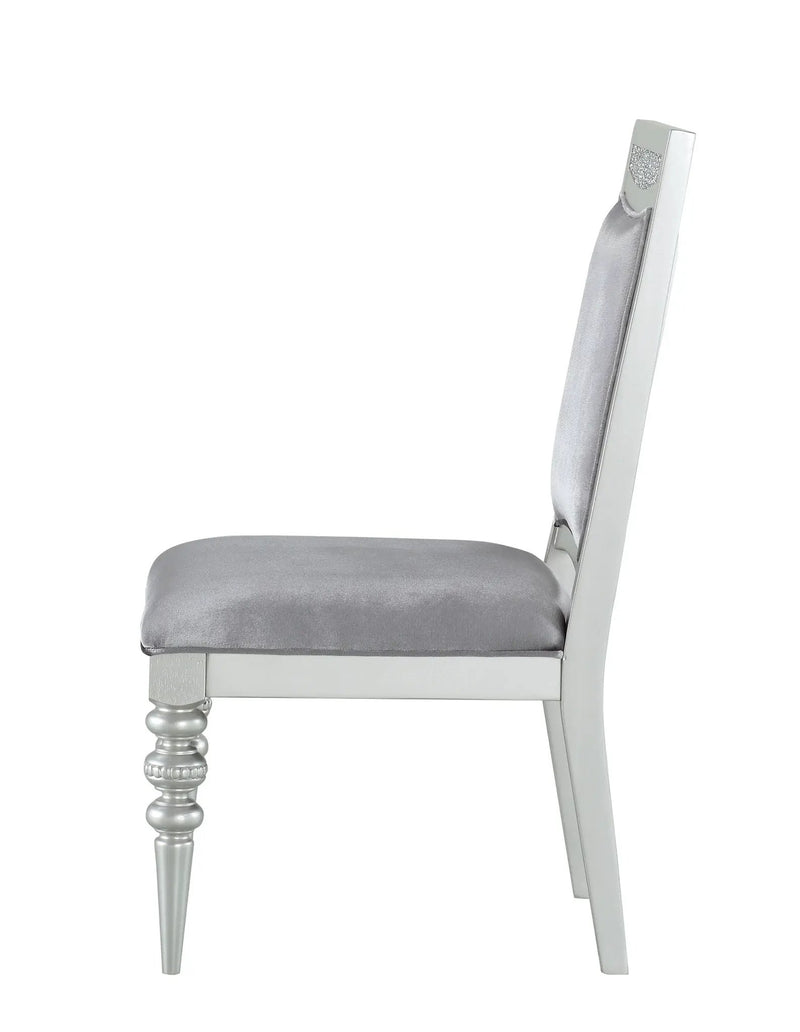 Maverick - Side Chair (Set of 2) - Silver by HouseOfZazla