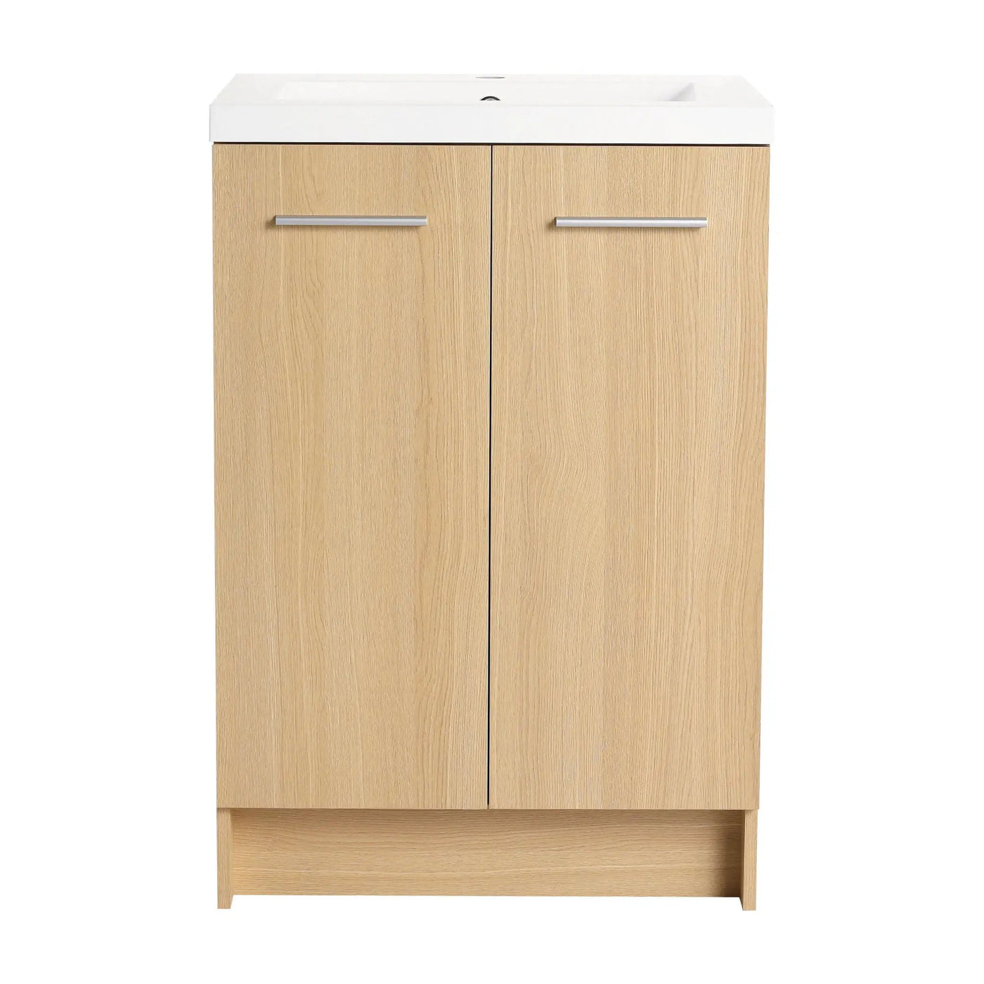 Floating Bathroom Vanity With Sink, Wall Mounted Double Door Storage by HouseOfZazla