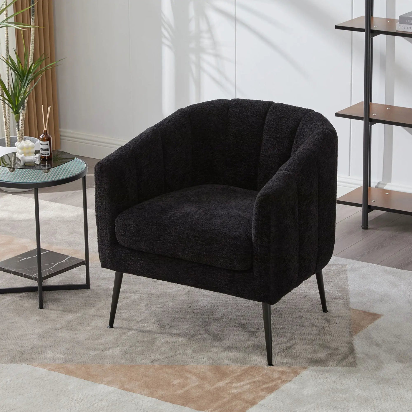 Vanity Barrel Accent Lounge Chair by Unique Piece Furniture