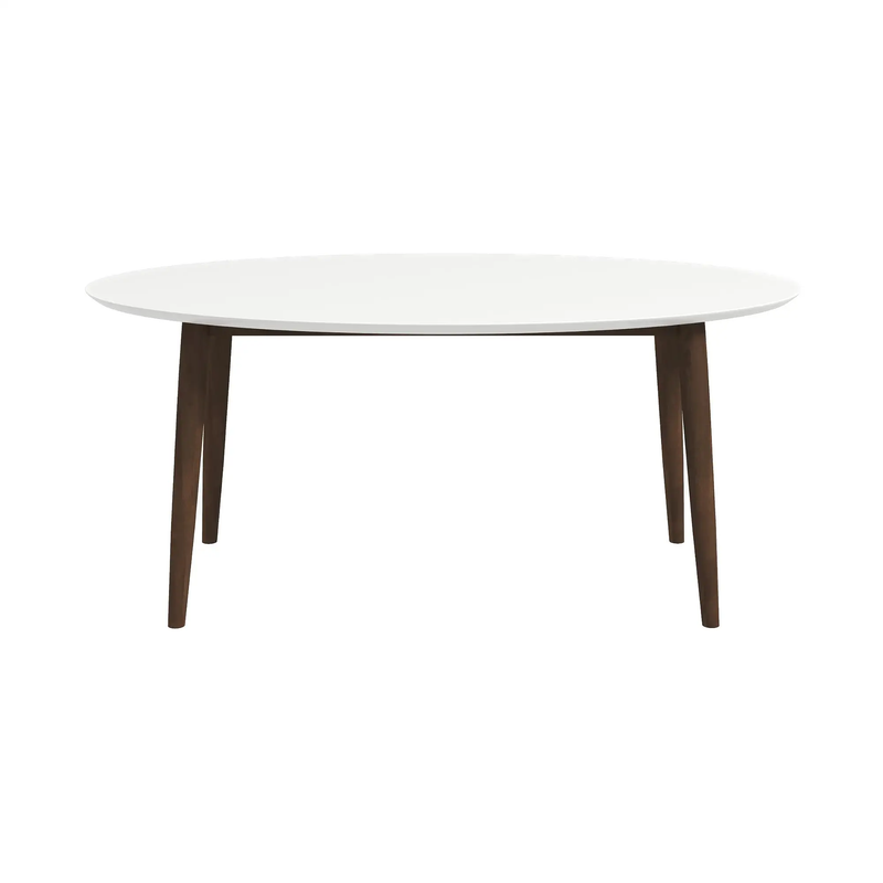 Ada Mid Century Modern Style Solid Wood Dining Table by HouseOfZazla