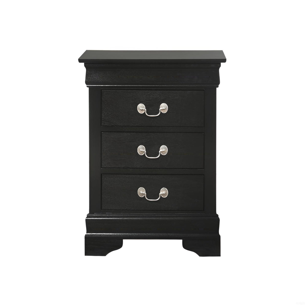 Louis Phillipe Wood Nightstand with Storage Drawers - Multiple Colors, photo 4 of 40