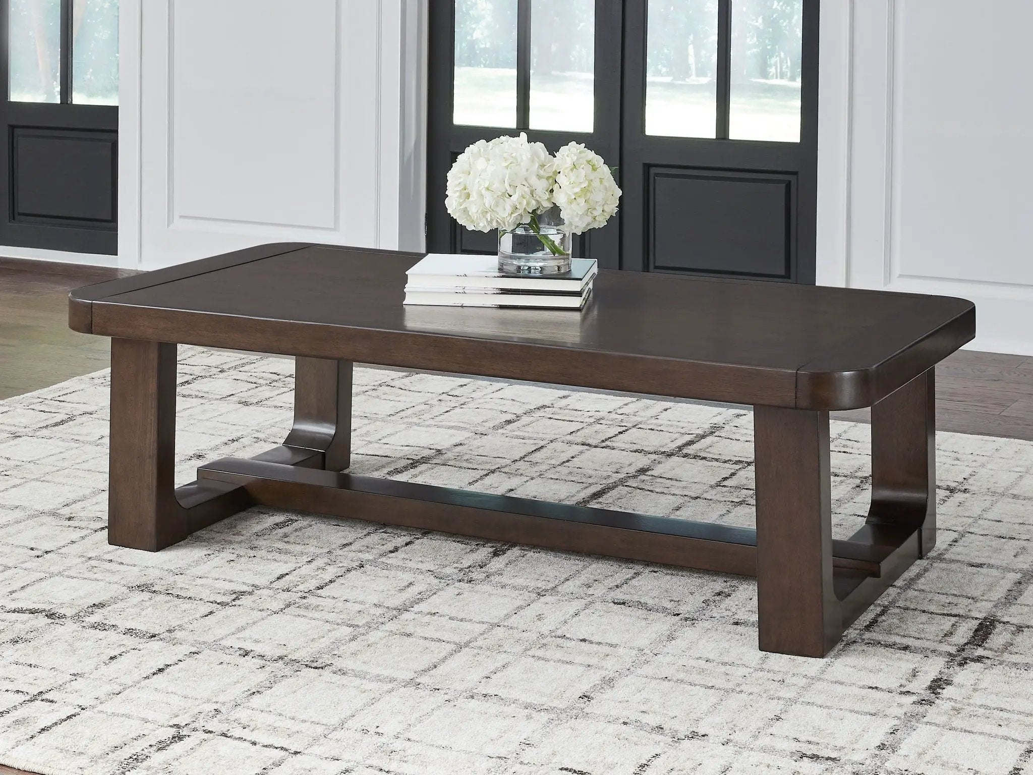 Breckington - Rectangular Cocktail Table - Dark Brown by Unique Piece Furniture