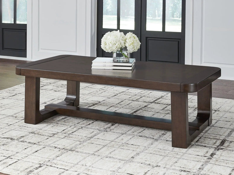 Breckington - Rectangular Cocktail Table - Dark Brown by Unique Piece Furniture