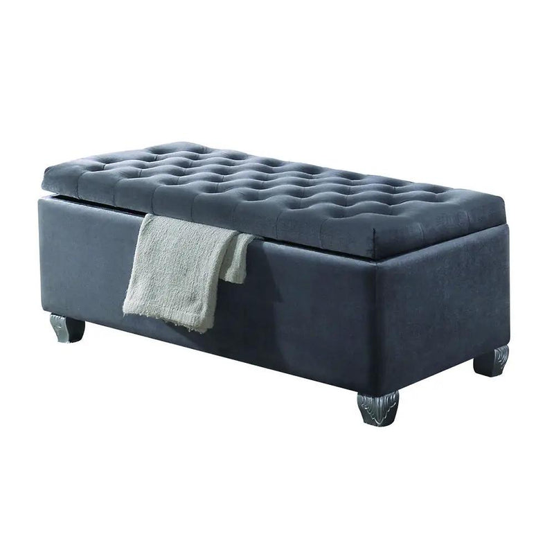 Rebekah - Bench With Storage - Gray Fabric by Unique Piece Furniture