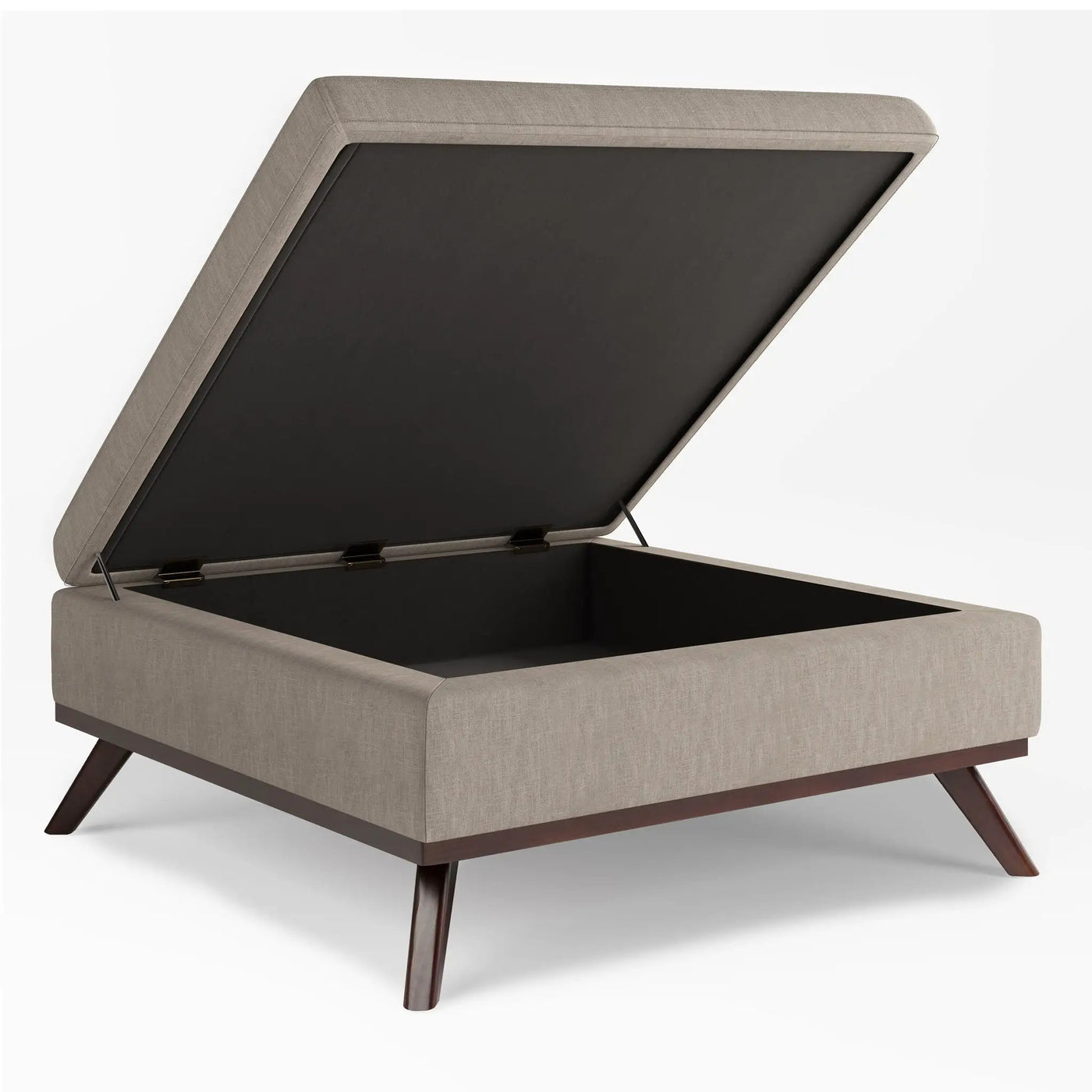 Owen - Multifunctional Square Coffee Table Storage Ottoman by HouseOfZazla