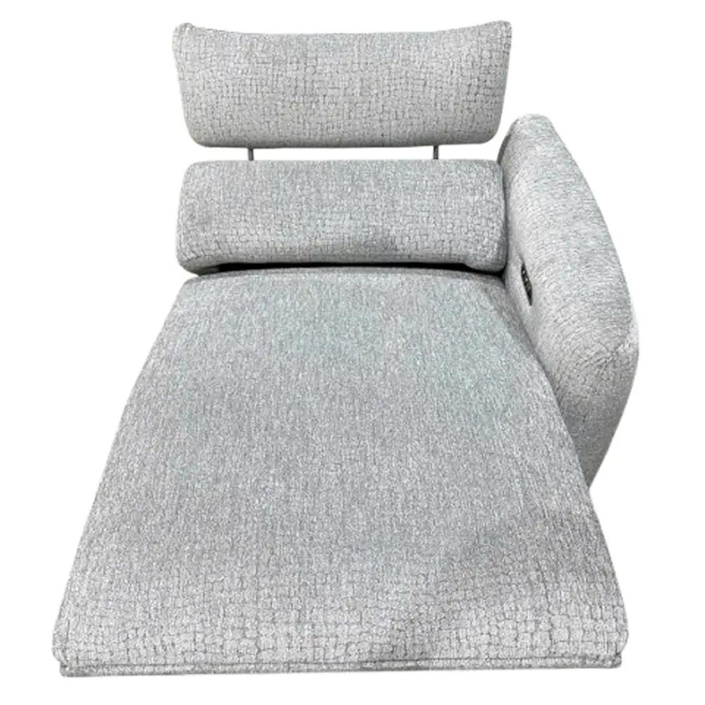 Fullar - RAF Modular Power Motion Recliner - Light Gary Chenille by Unique Piece Furniture