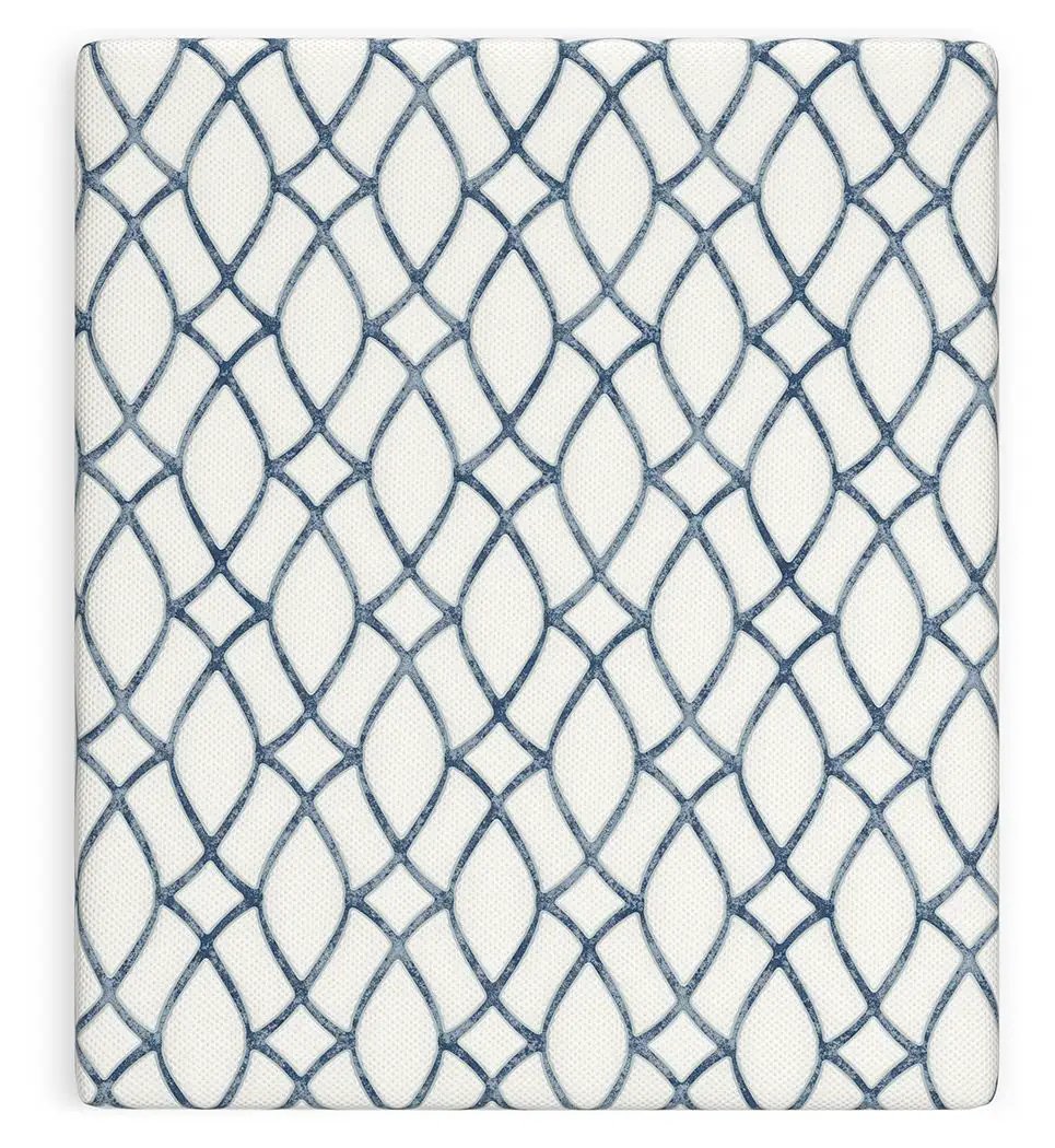 12 Inch Chime Elite 2.0 - California King Mattress - White / Blue by Unique Piece Furniture