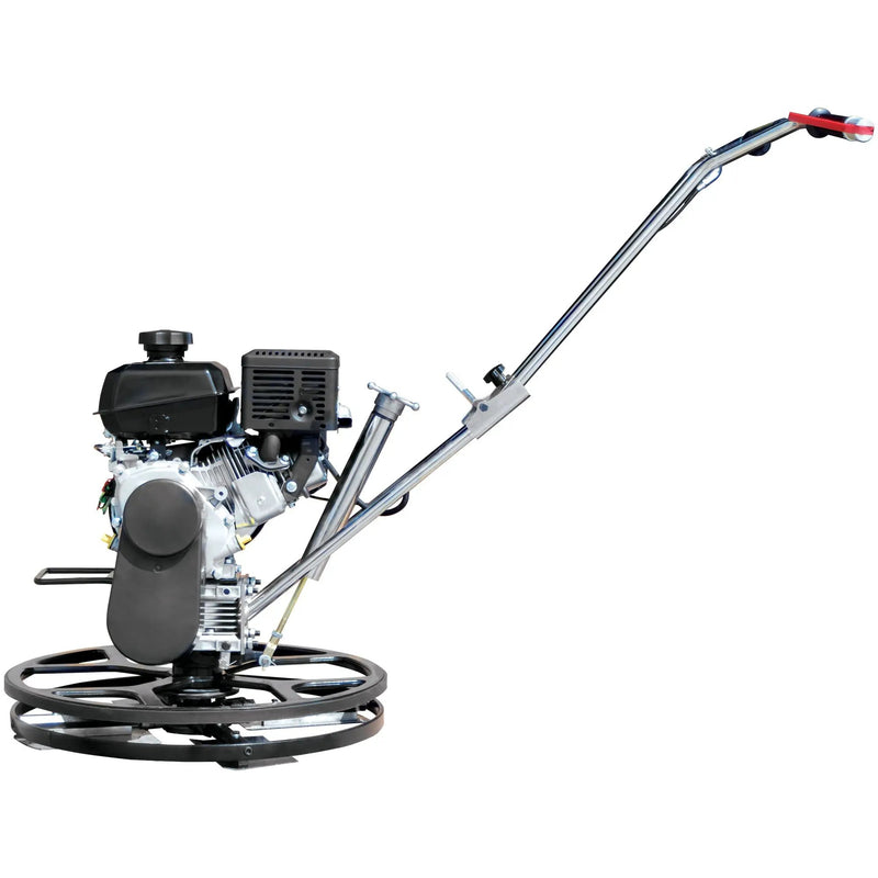 24" Concrete Power Trowel Edger 6HP Kohler Float Pan Blade Screed Finishing Tool by Tomahawk Power
