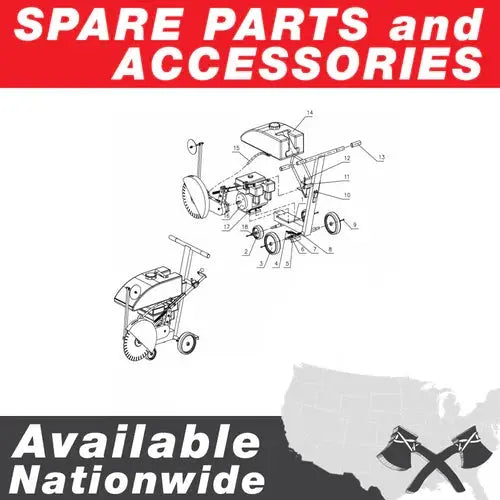 8-Inch Steel Star Drum Scarifier Attachment by Tomahawk Power