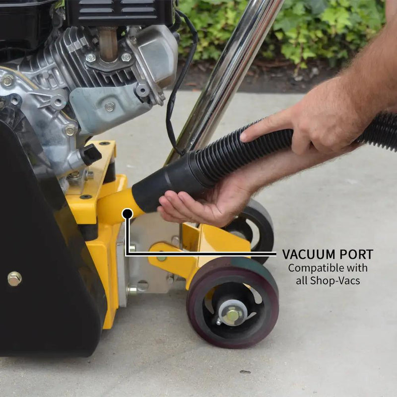 8” Gas Concrete Scarifier Planer Grinder with 5.5 HP Honda Engine & Drum by Tomahawk Power