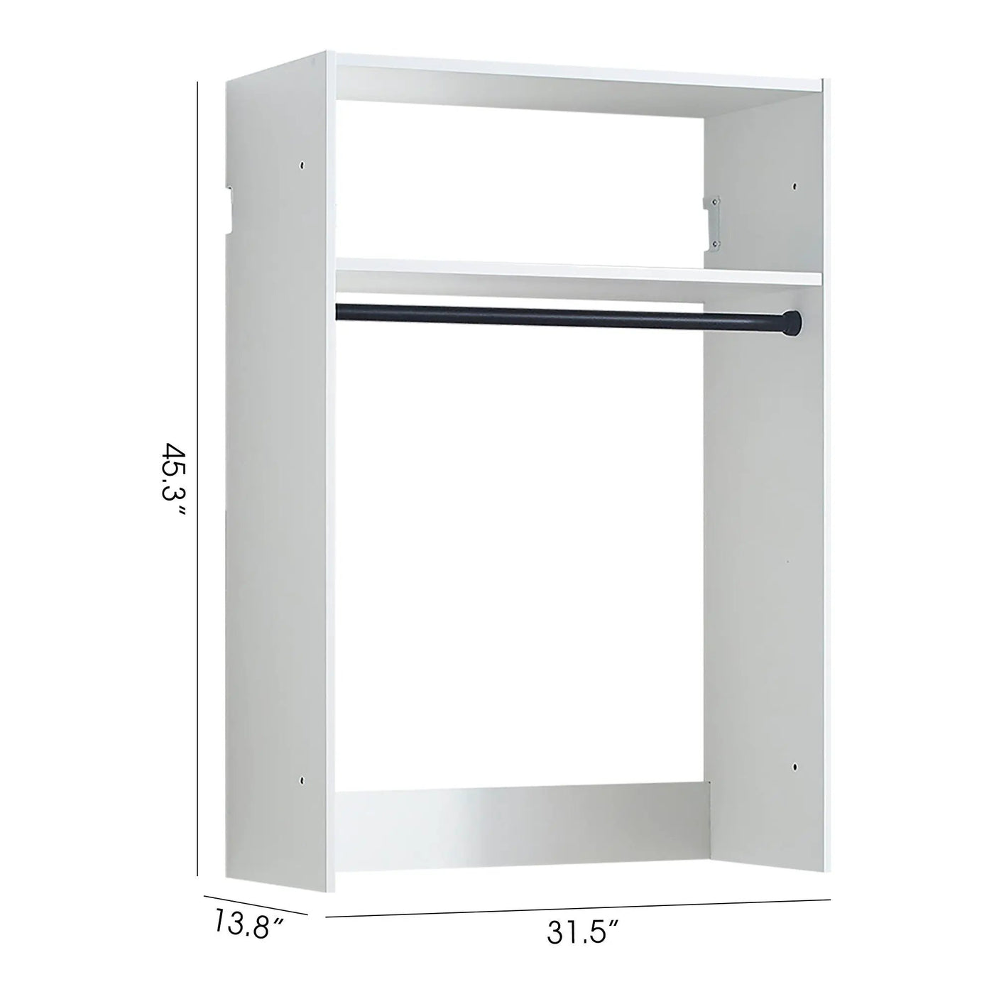 Devi - Wall Mounted Wood Closet System by HouseOfZazla