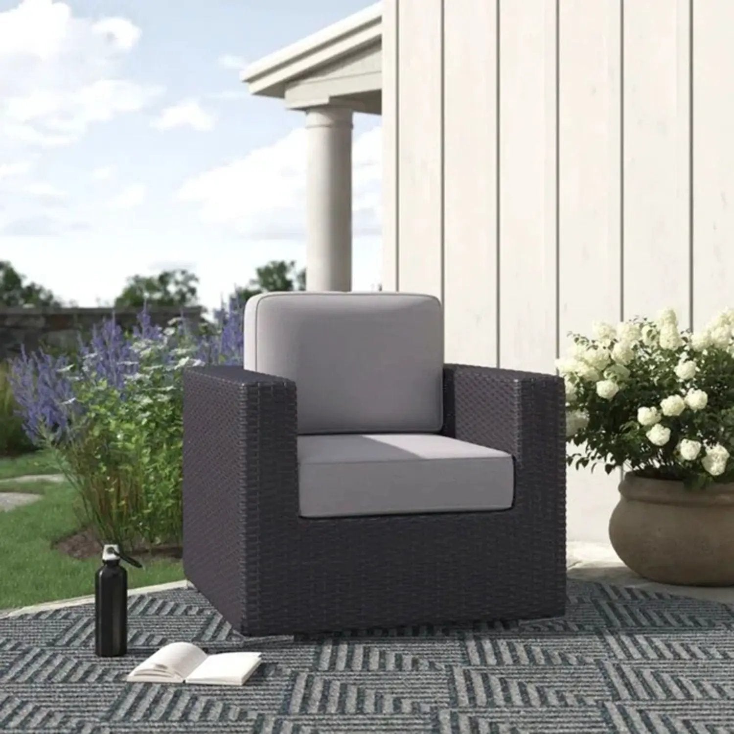 Patio Chair With Cushions Stylish Design by Unique Piece Furniture