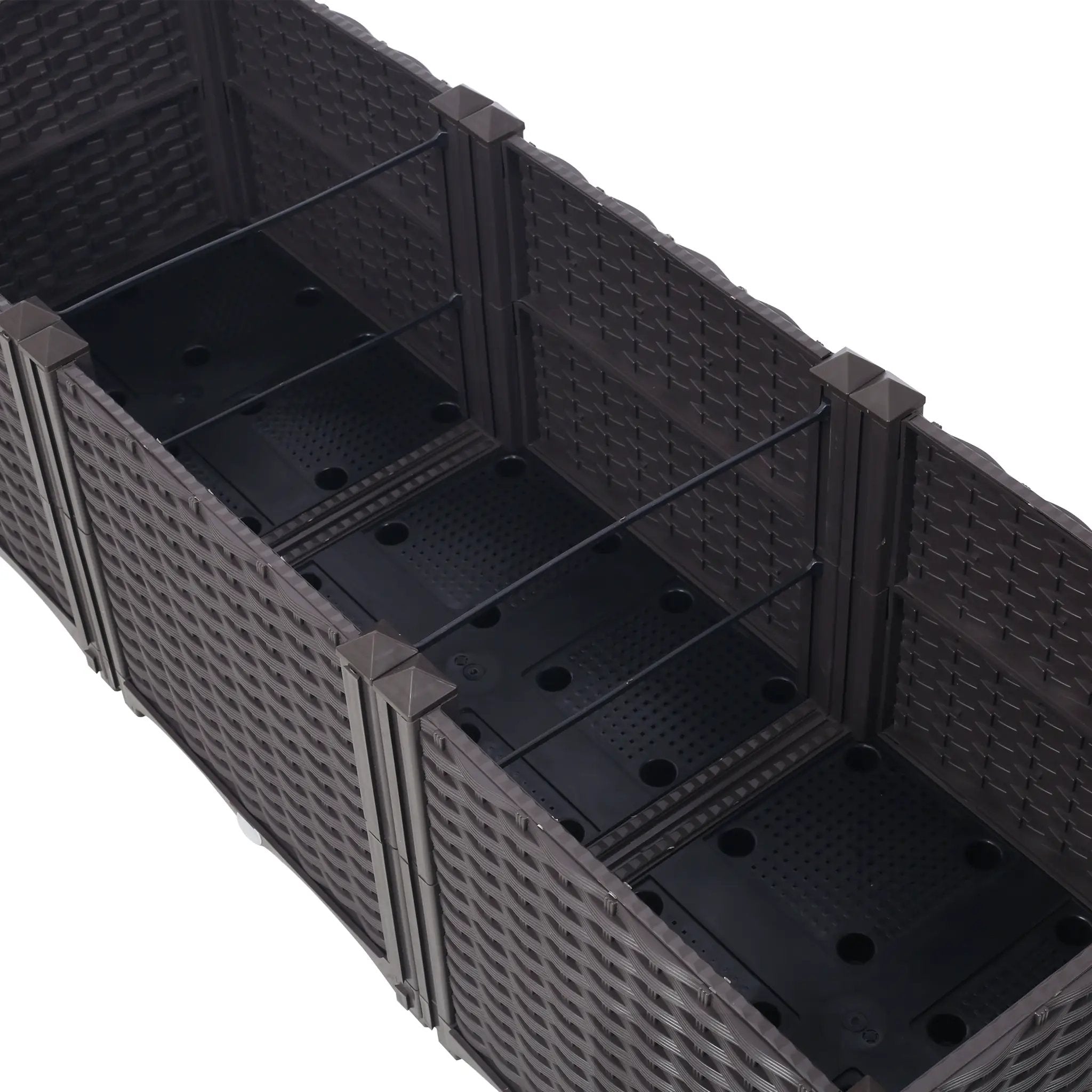 Deep Raised Garden Bed Plastic Planter Boxes by HouseOfZazla
