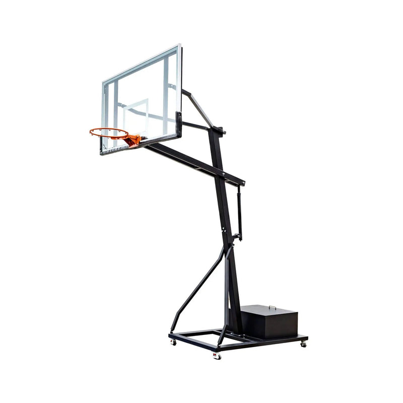 [18X24FT] Heavy-Duty Portable Adjustable Basketball Hoop With Court (SAK72980) by SAKSBY WHOLESALE