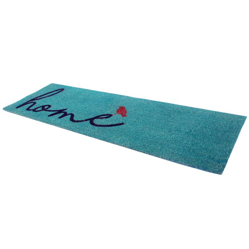 A Bird Perched on Home Coir Doormat by Fab Habitat
