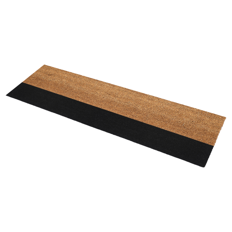 Black Belt Coir Doormat by Fab Habitat