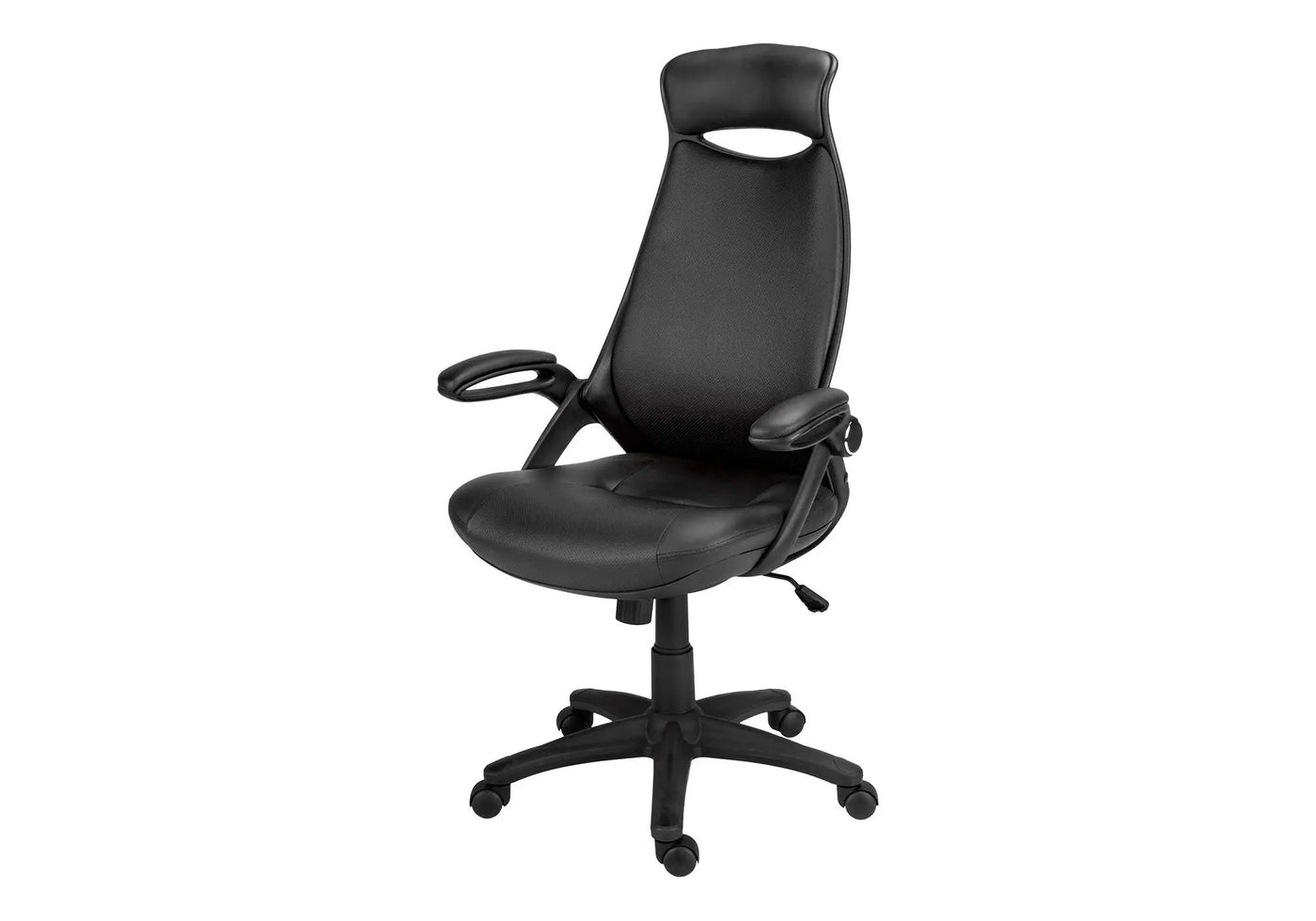 Office Chair, Adjustable Height, Swivel, Ergonomic, Armrests, Contemporary & Modern by HouseOfZazla