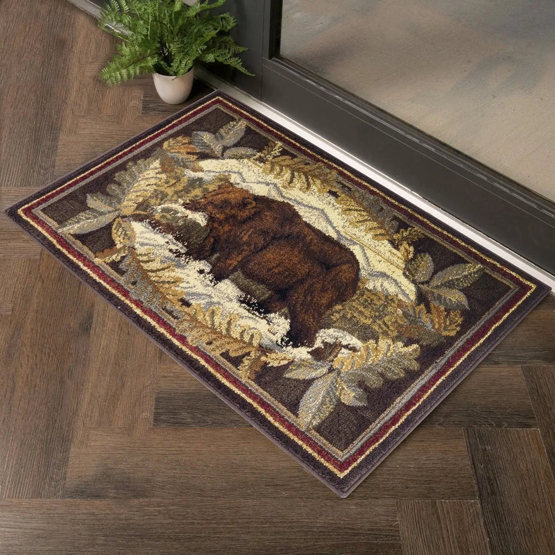 Nature's Nest - GC_CBL3008 Lodge Area Rug by HouseOfZazla