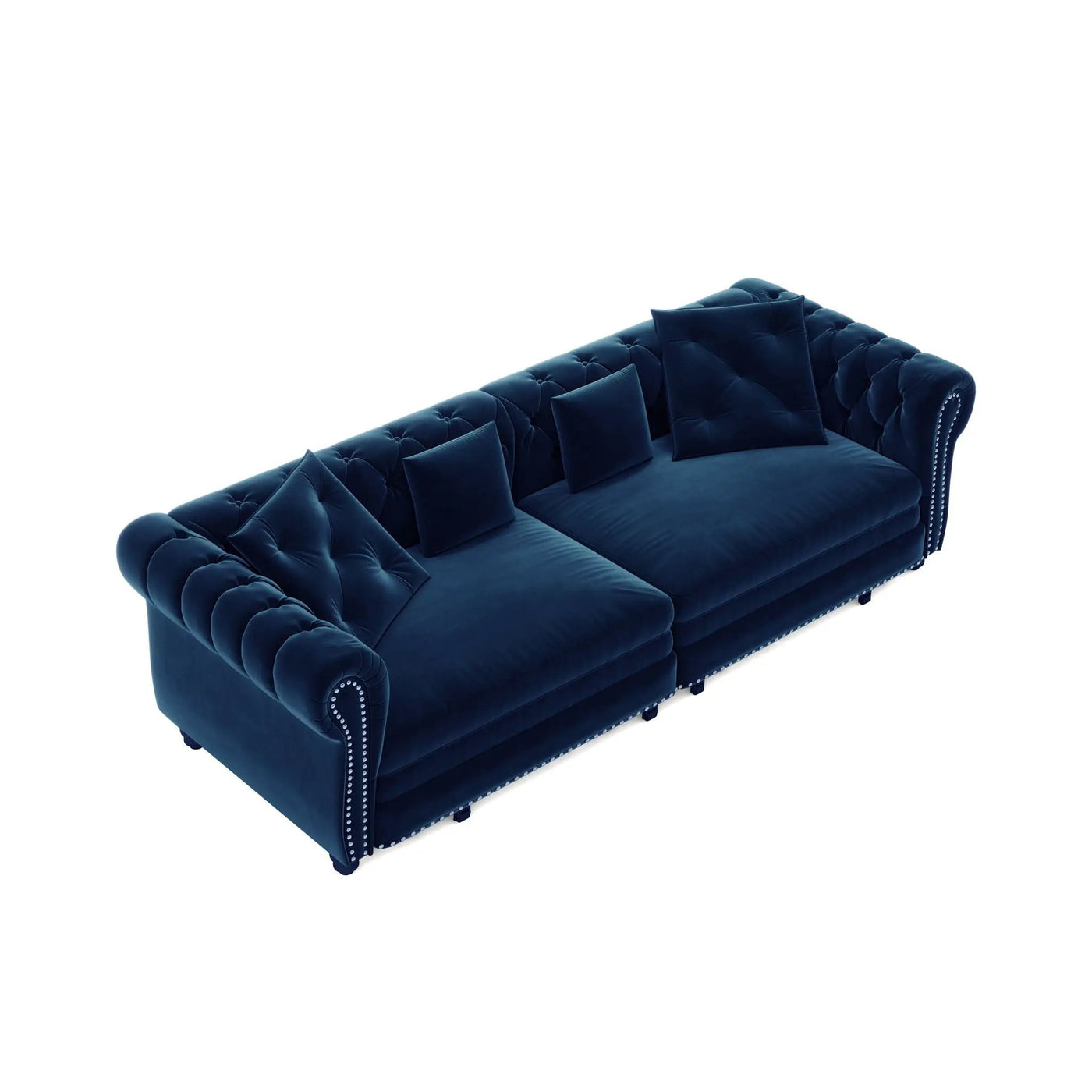 3 In 1 Convertible Sleeper Sofa Bed With Movable Ottoman by HouseOfZazla