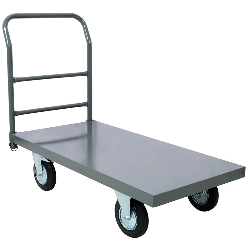 Heavy Duty Platform Truck Industrial Flat Dolly Cart with Wheels by HouseOfZazla