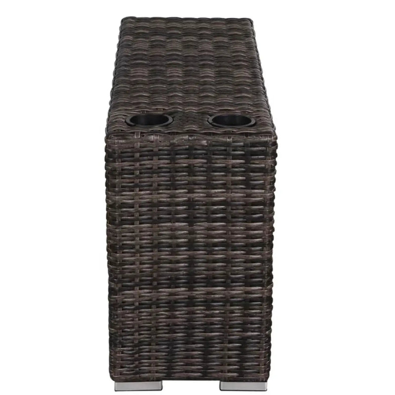 Stylish Rattan Wicker Person Seating Group With Premium Sunbrella Cushions Perfect For Outdoor Entertaining by HouseOfZazla