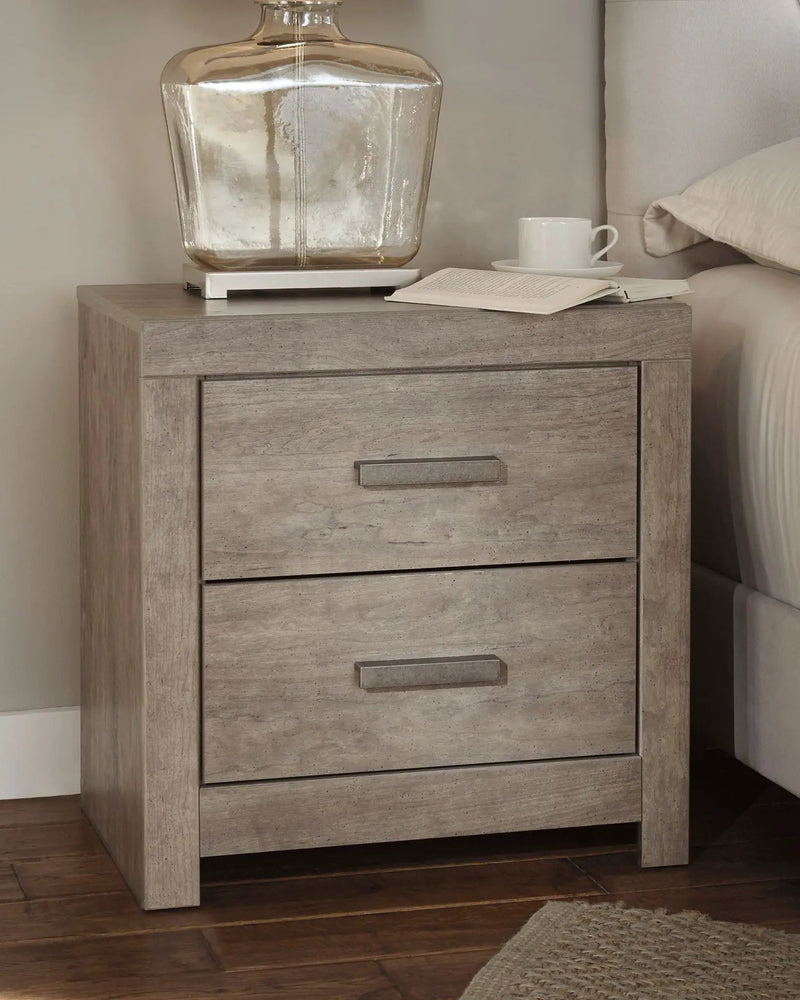 Culverbach - Two Drawer Night Stand - Gray by Unique Piece Furniture
