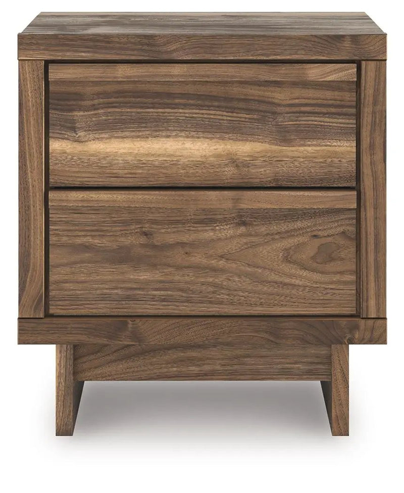 Chirason - Two Drawer Night Stand - Brown by Unique Piece Furniture