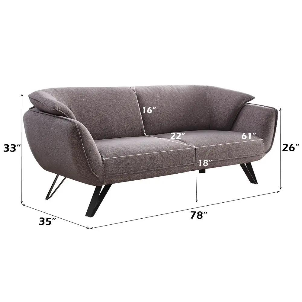 Dalya - Sofa - Gray Linen by Unique Piece Furniture