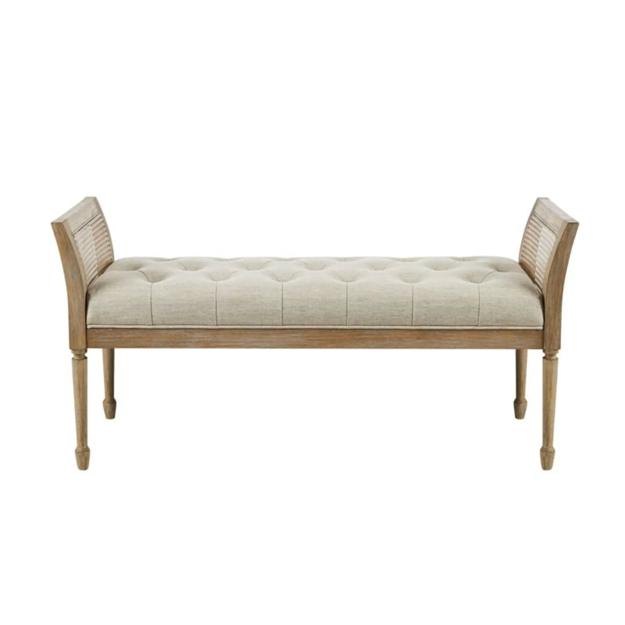 Accent Bench With Arm - Natural by Unique Piece Furniture