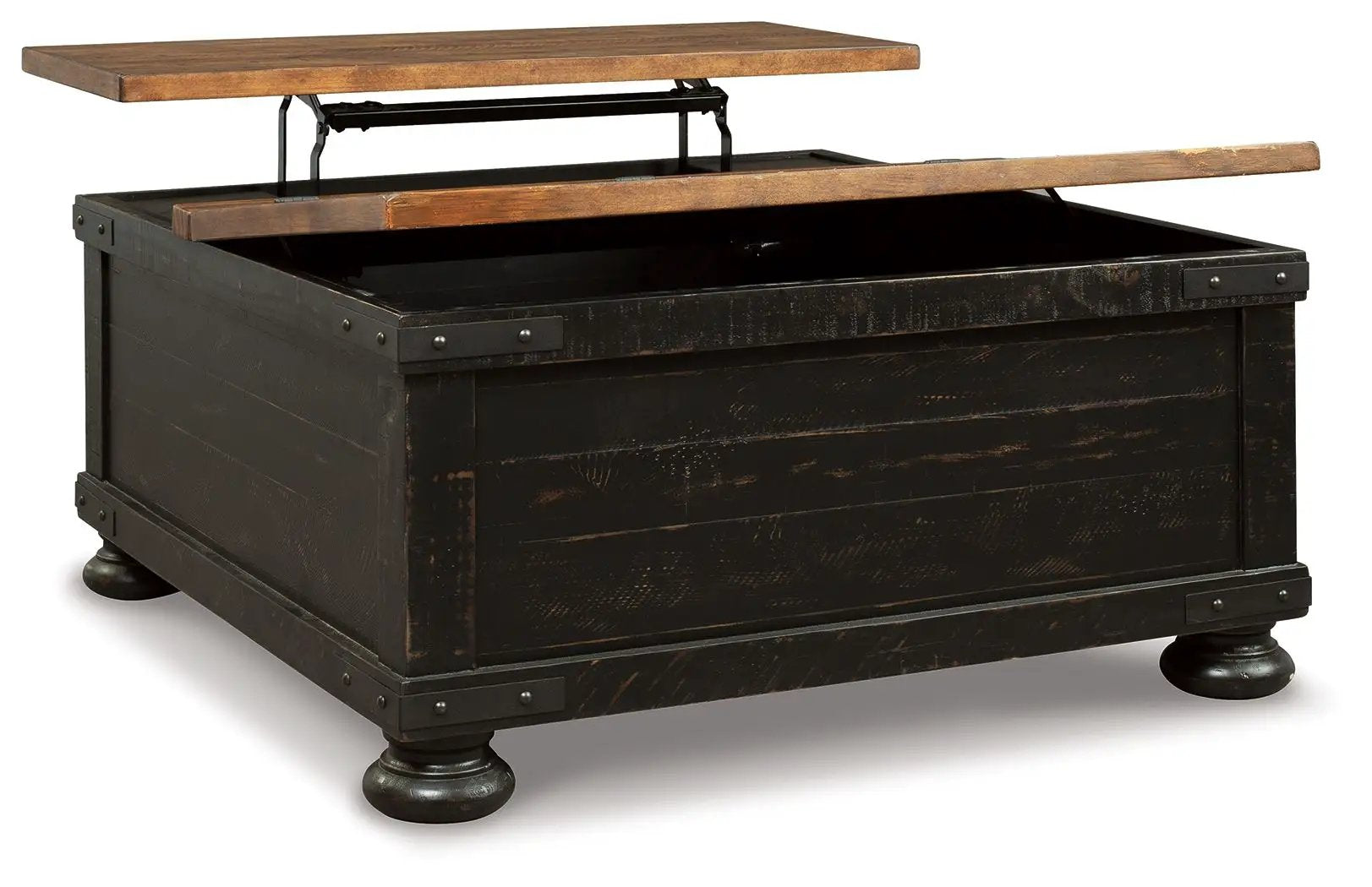 Valebeck - Lift Top Cocktail Table - Black / Brown by Unique Piece Furniture