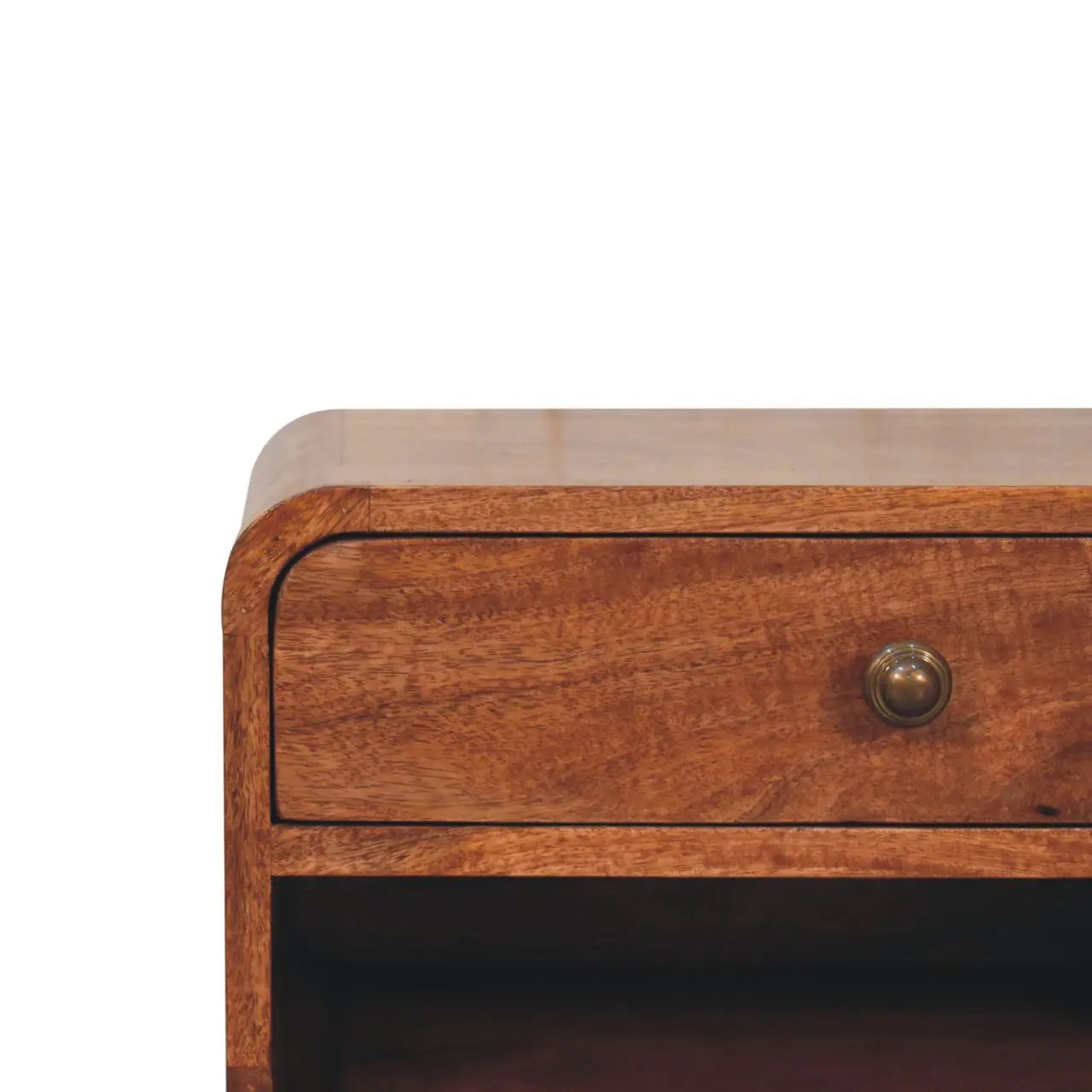 Curve Upper Slot Floating Nightstand by Unique Piece Furniture
