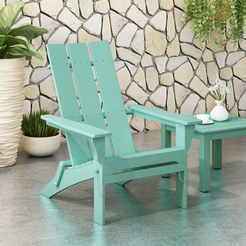 Aurascape Outdoor Comfort Foldable Adirondack Chair by HouseOfZazla