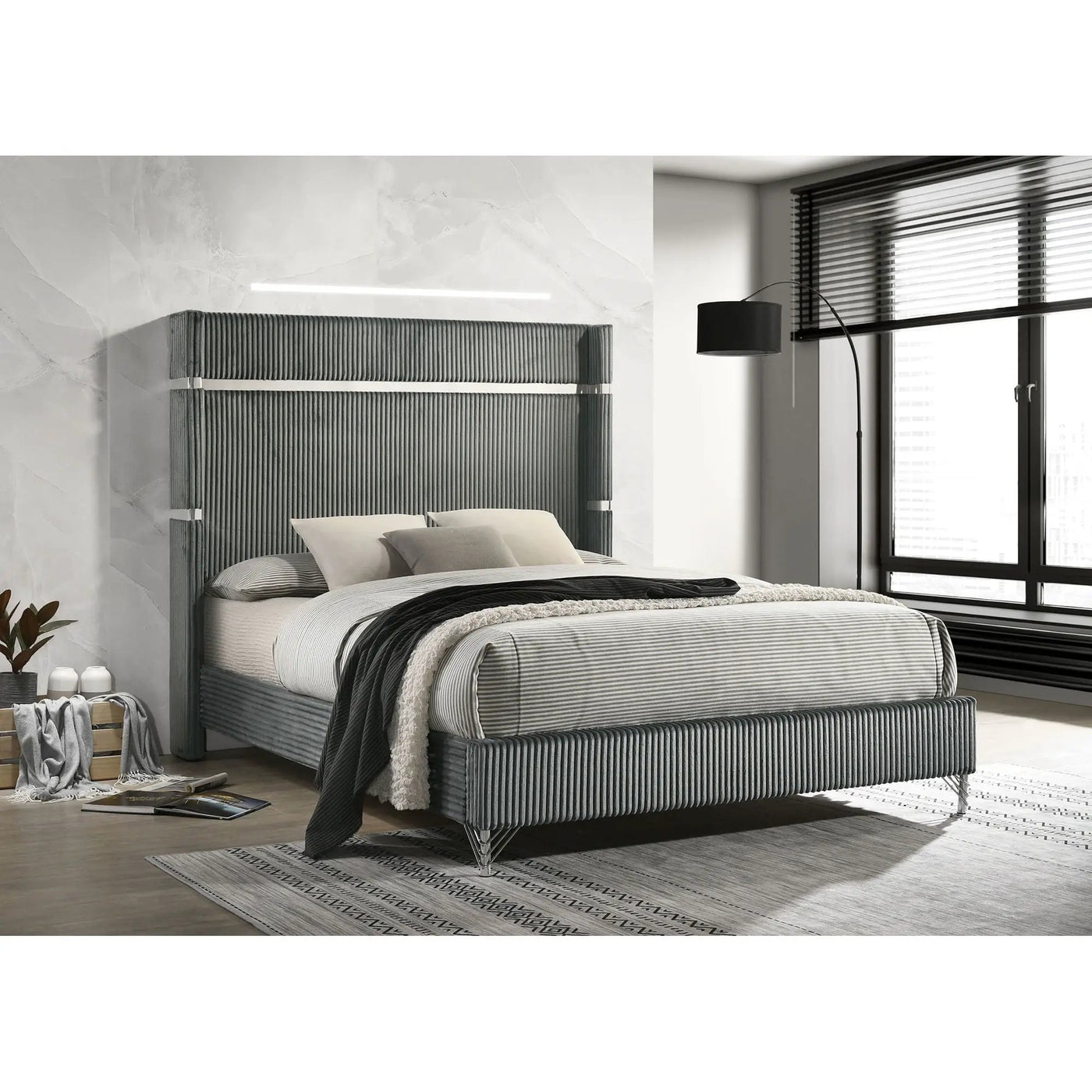 Malcolm - Wingback Bed by HouseOfZazla