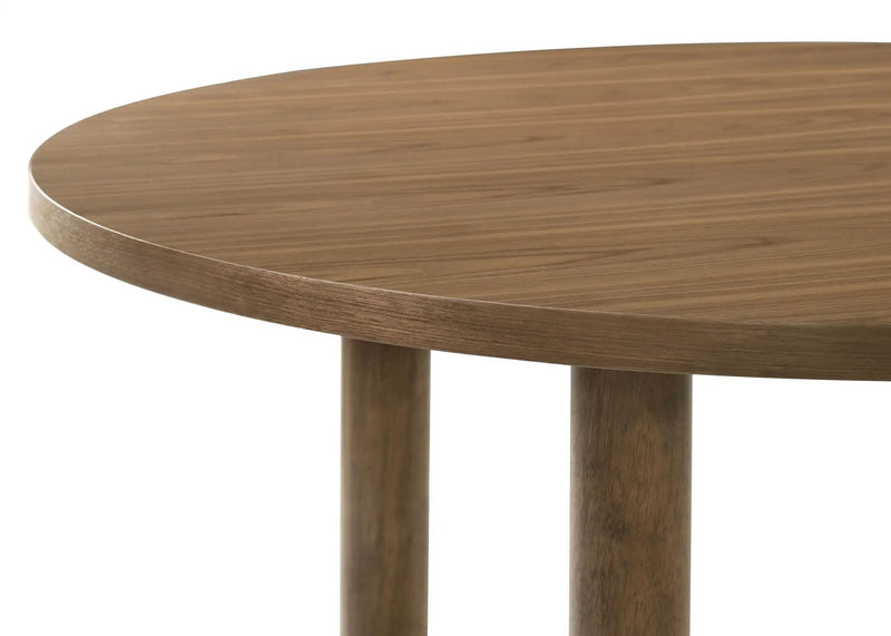 Crestmore 46-inch Round Wood Dining Table Walnut by Unique Piece Furniture