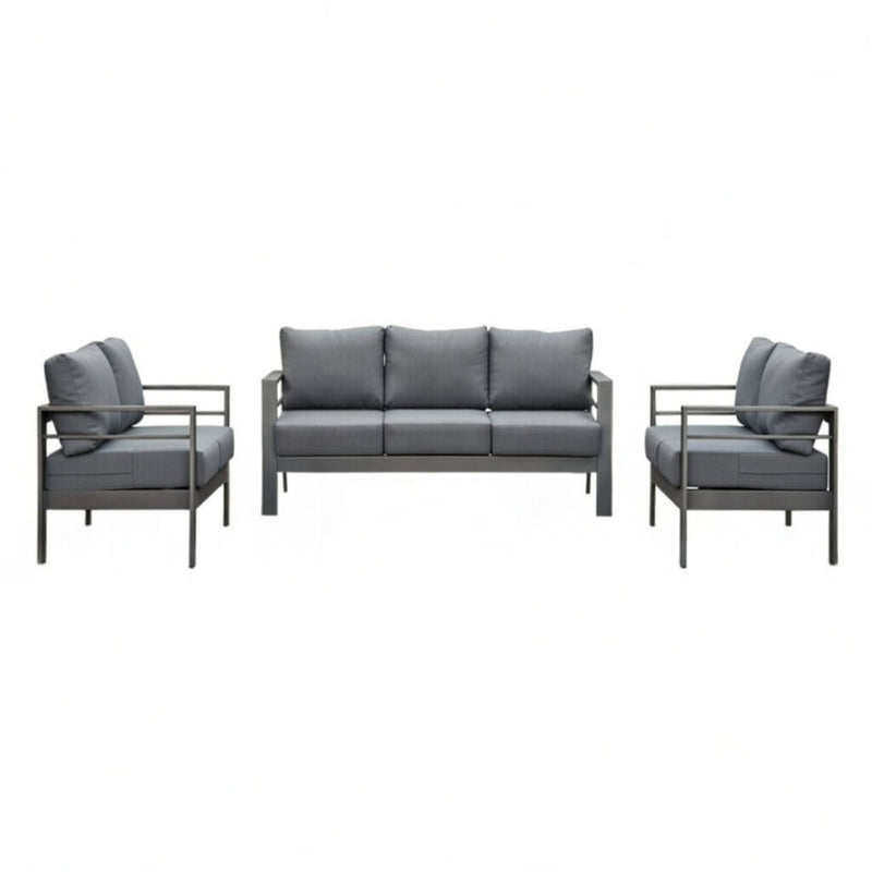 Outdoor Patio Set, All-Weather & Thick Cushions by HouseOfZazla