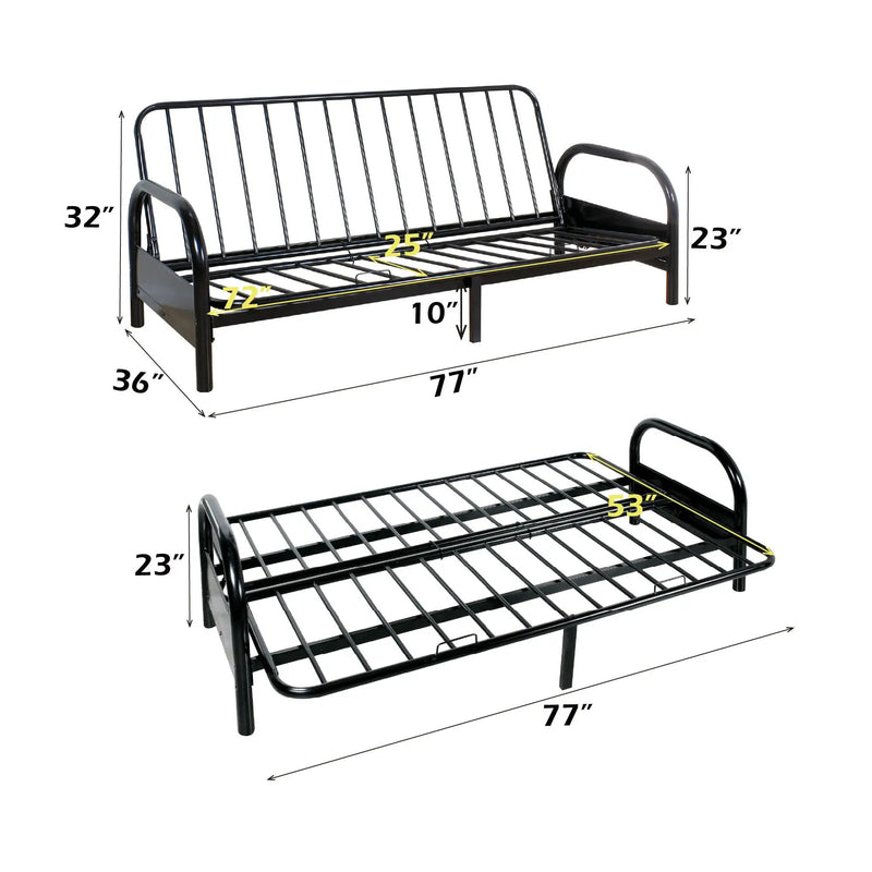 Alfonso - Adjustable Sofa Frame (Cushion Not Included) - Black by Unique Piece Furniture