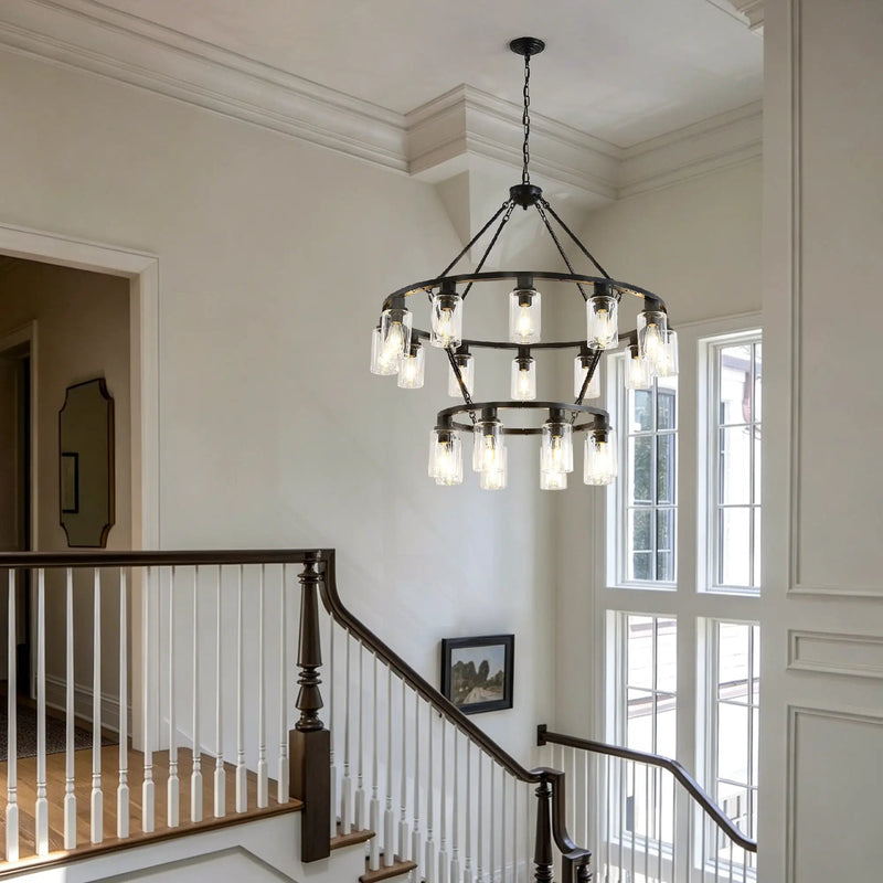 20-Light 2 Tier Chandelier by HouseOfZazla