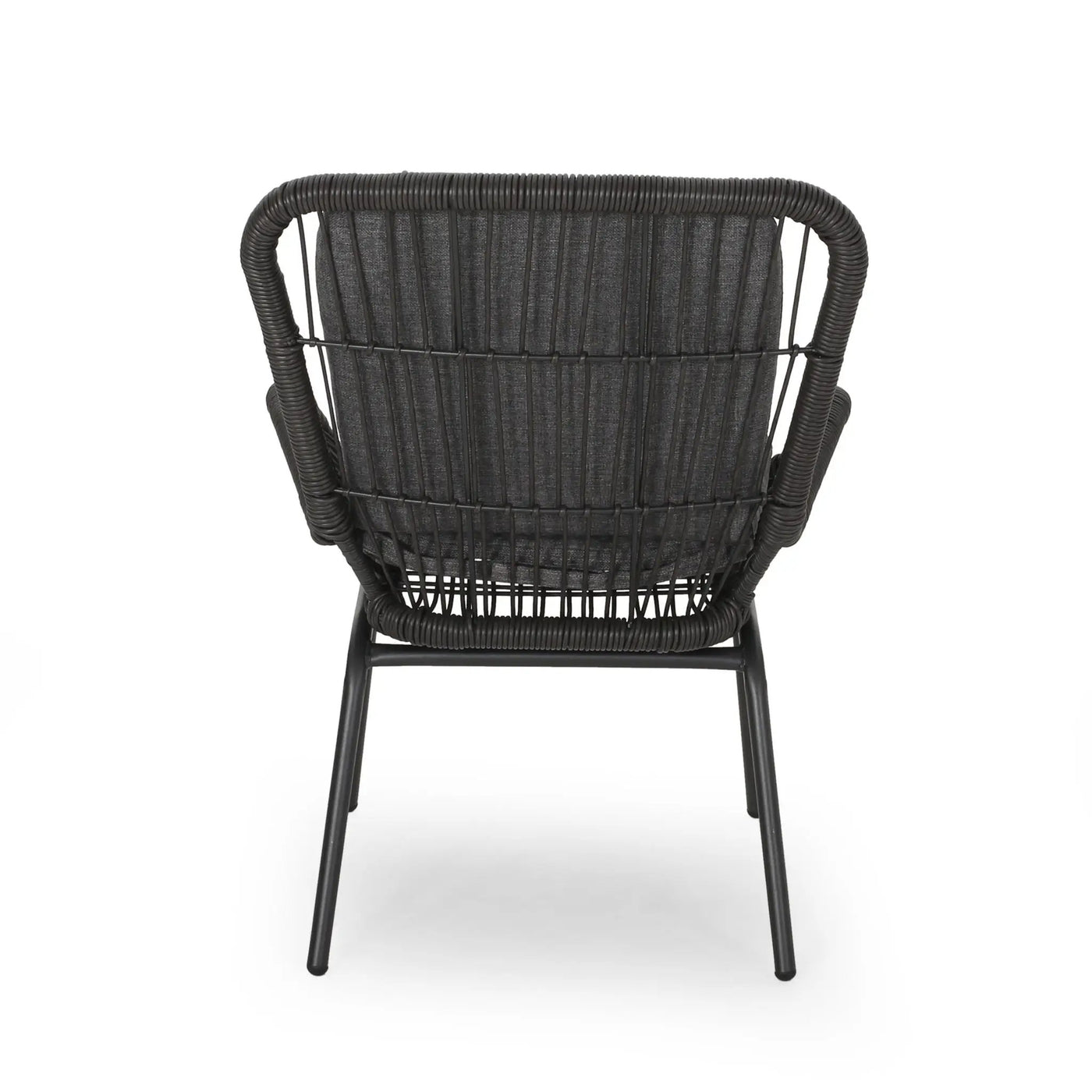 Outdoor Wicker Club Chair With Cushions (Set of 2) by HouseOfZazla