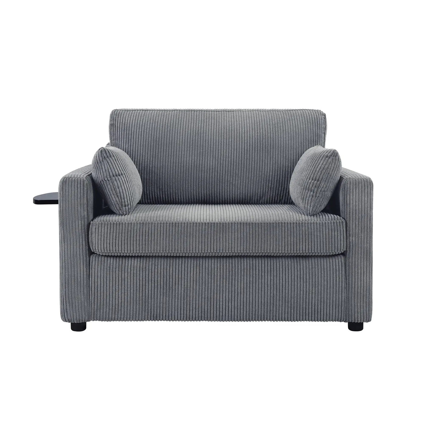 Sleeper Sofa With Foldable Mattress, USB Ports, Side Table & Storage Pocket by HouseOfZazla