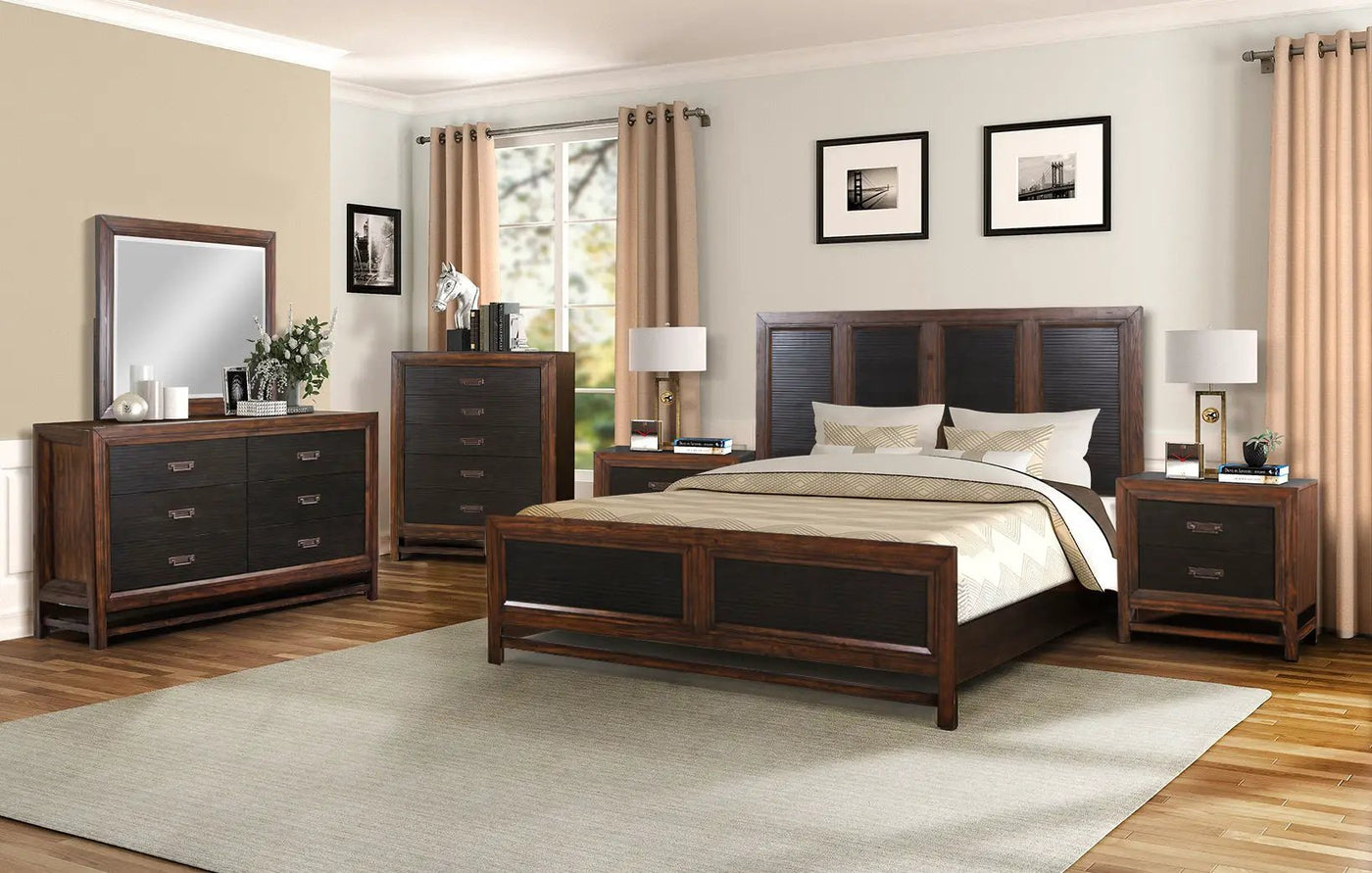 Beautiful Panel Bed by Unique Piece Furniture