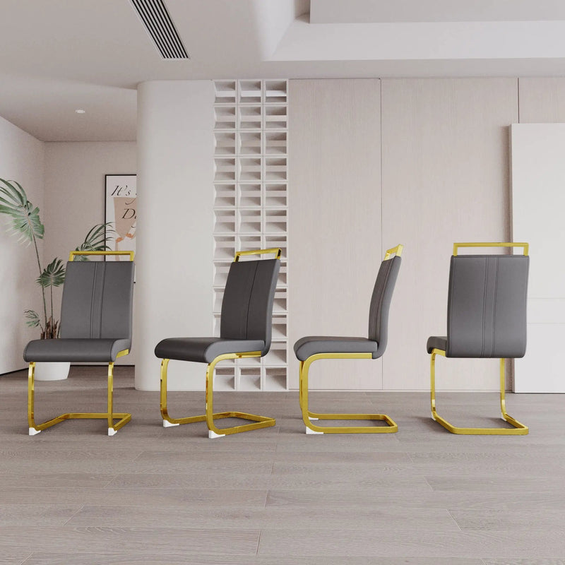 Side Dining Room Chair, Padded Seat High Back by Unique Piece Furniture