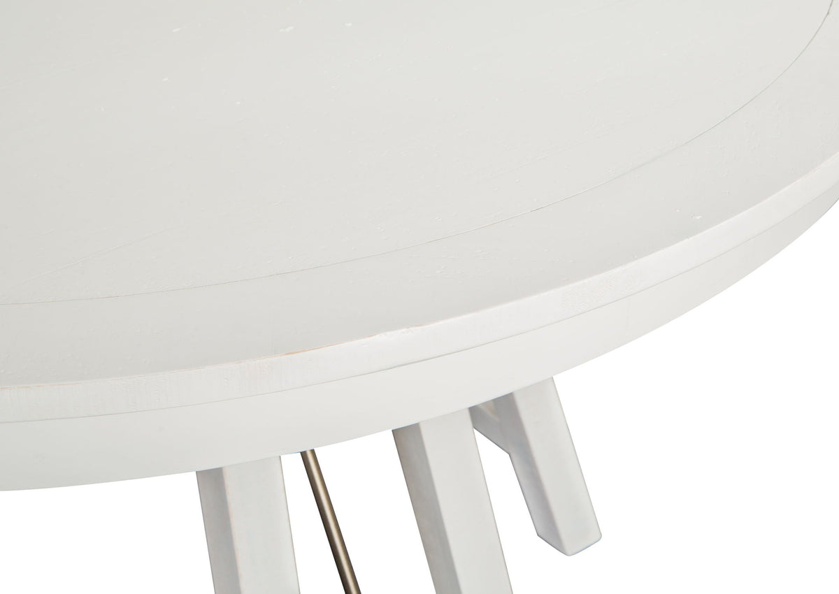 Heron Cove - Round Dining Table - Chalk White, photo 2 of 7