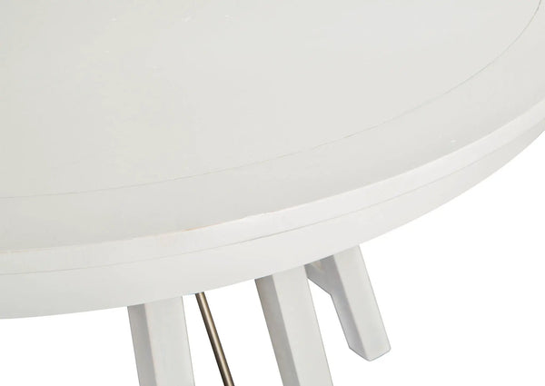 Heron Cove - Round Dining Table - Chalk White, photo 2 of 7