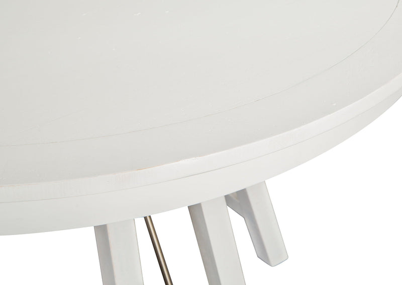 Heron Cove - Round Dining Table - Chalk White, photo 2 of 7
