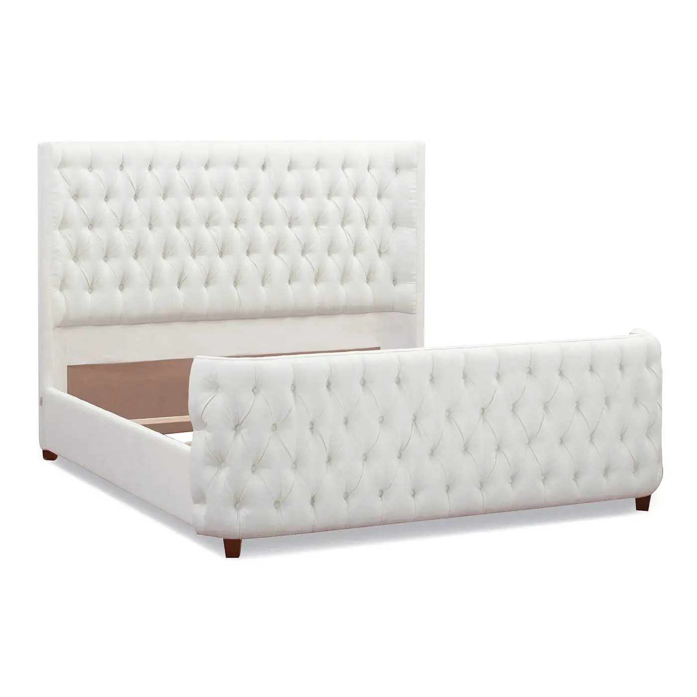 Brooklyn - Tufted Panel Bed Headboard And Footboard Set by HouseOfZazla