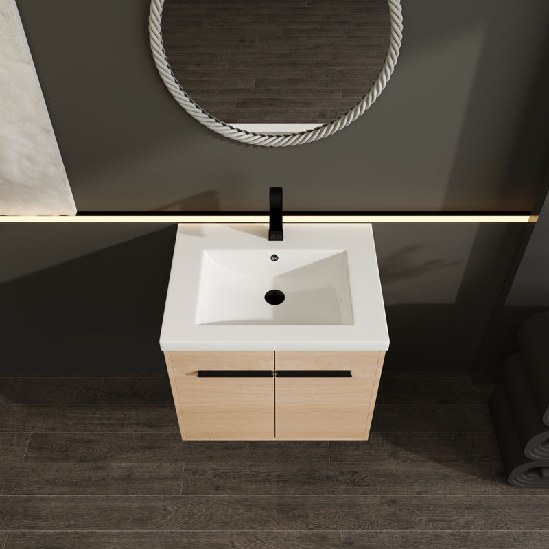 Bathroom Vanity Set With Resin Countertop Sink, 2 Doors by HouseOfZazla