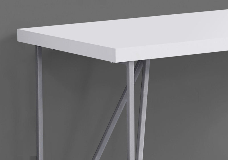 Contemporary White Computer Desk for Home Office & Laptop, photo 2 of 4