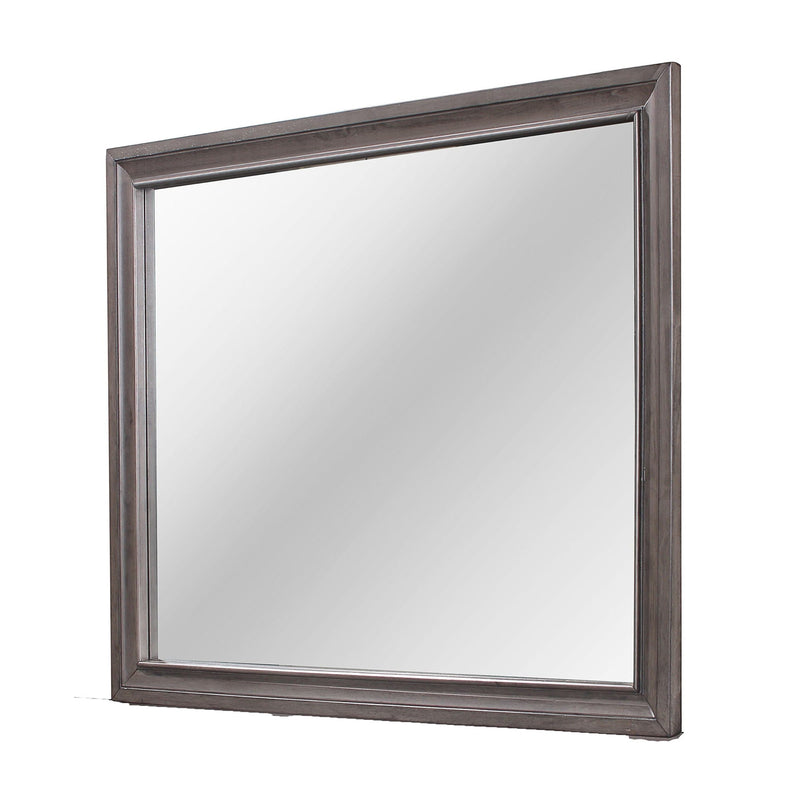 Gray Sparkle Mirror with Beveled Glass - Ryder, photo 2 of 5