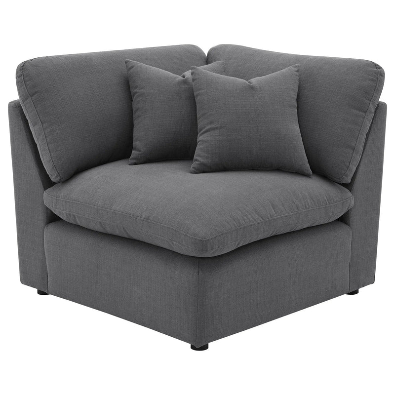 Hobson 5-piece Upholstered Modular Sectional Sofa Charcoal by Unique Piece Furniture